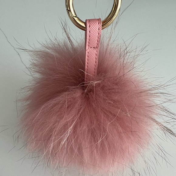 NWOT Real Fur Bag Charm - Picture 2 of 4